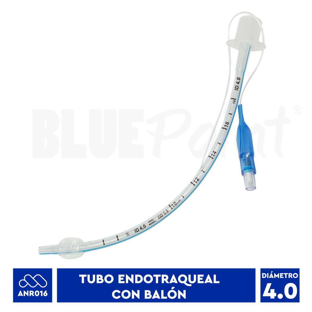 BLUEPOINT TUBO ENDOTRAQUEAL #4.0 CON BALÓN