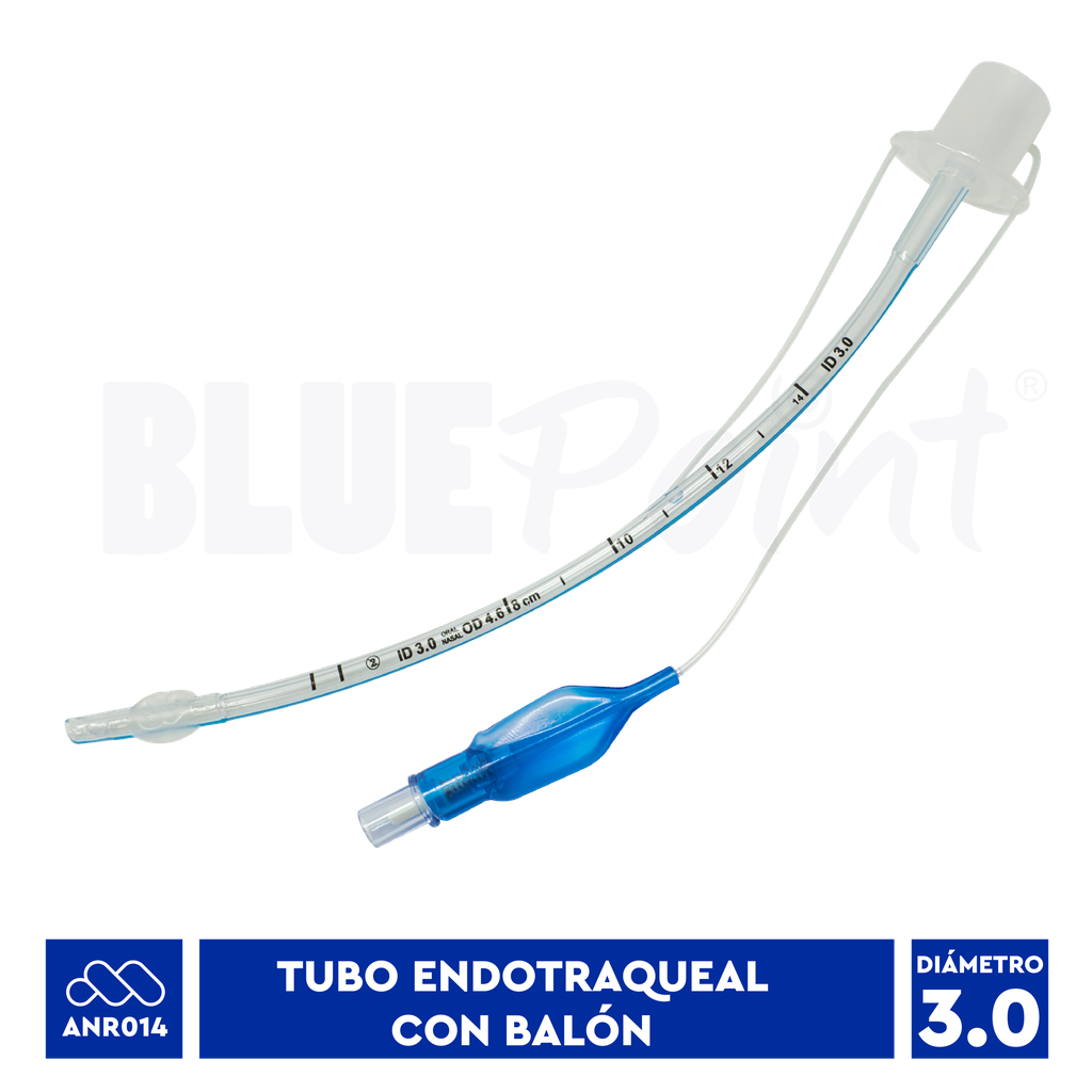 BLUEPOINT TUBO ENDOTRAQUEAL #3.0 CON BALÓN 