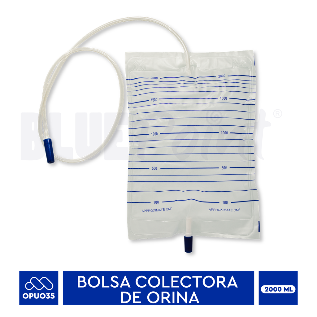 BLUEPOINT BOLSA COLECTORA DE ORINA ADULTO 2000 ML REF: OPU035***