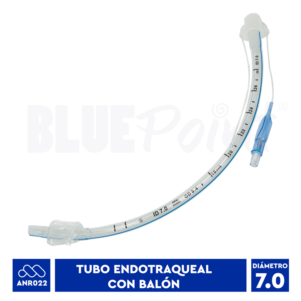 BLUEPOINT TUBO ENDOTRAQUEAL #7.0 CON BALÓN