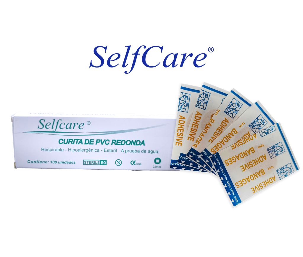 SELFCARE CURITA ADHESIVA REDONDA