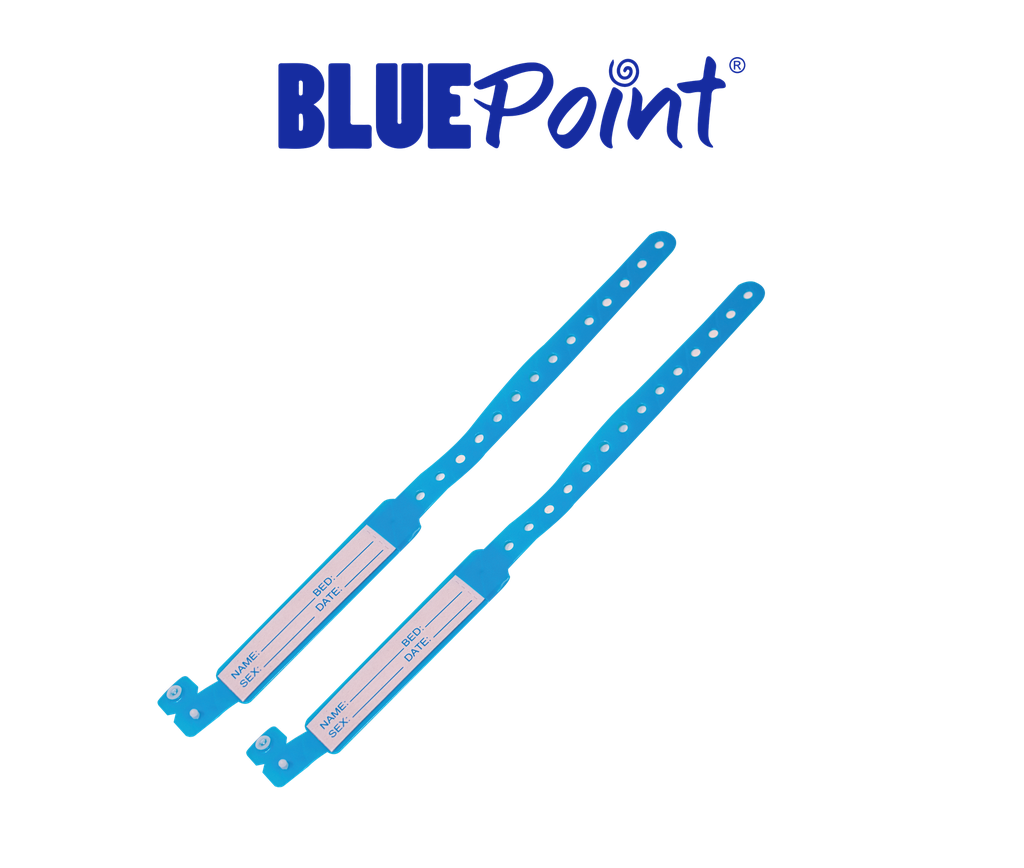 BLUEPOINT BRAZALETE PARA IDENTIFICACIÓN PEDIÁTRICO AZUL