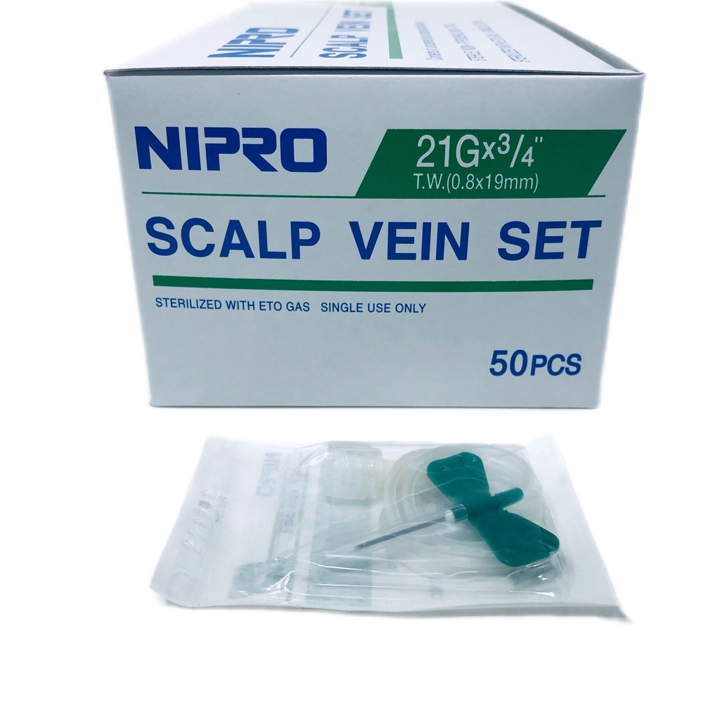 NIPRO MARIPOSITA 21 G x 3/4" - SET PERICRANEAL PR-21G19