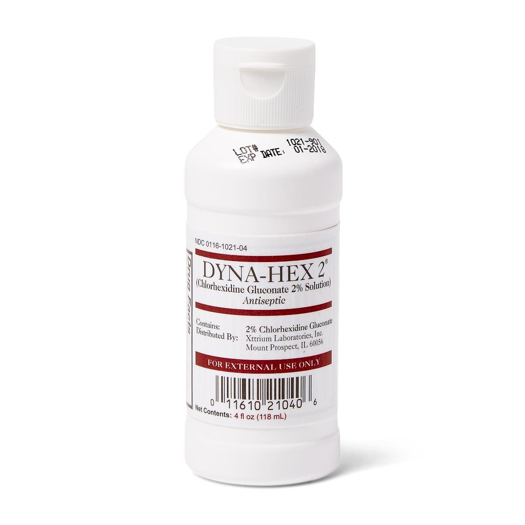 MEDLINE DYNA-HEX GLUCONATO DE CLORHEXIDINA 2% BOTE DE 4 ONZ 120ML MDS098705