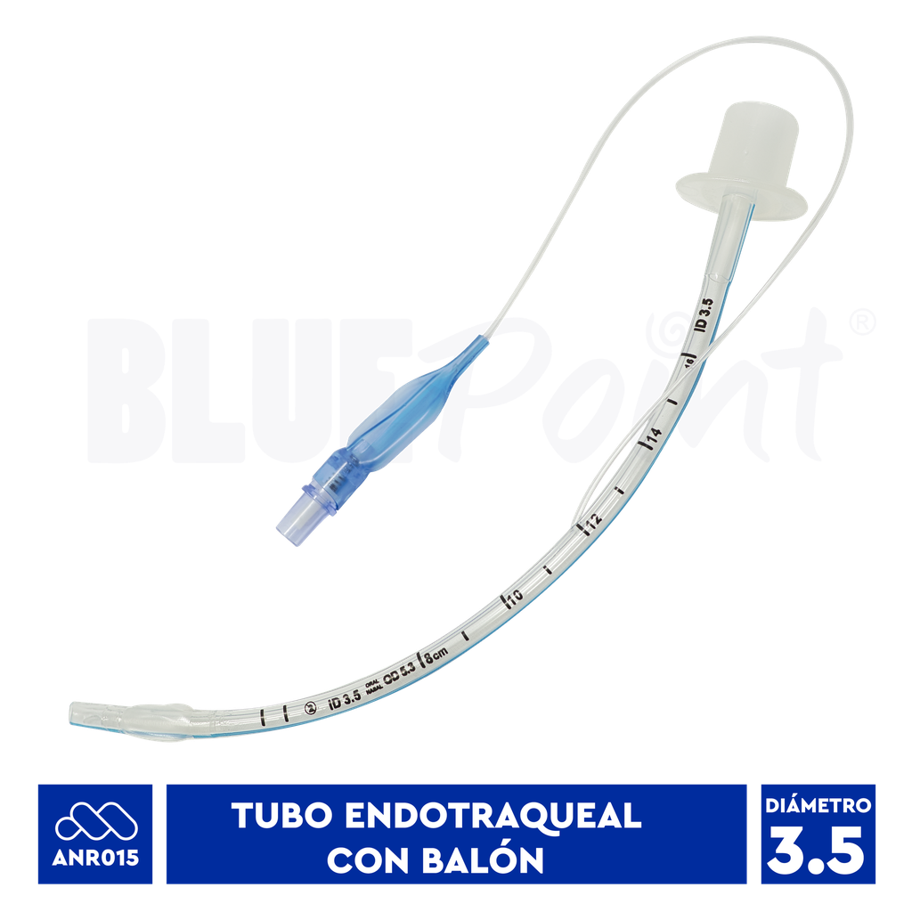 BLUEPOINT TUBO ENDOTRAQUEAL #3.5 CON BALÓN 