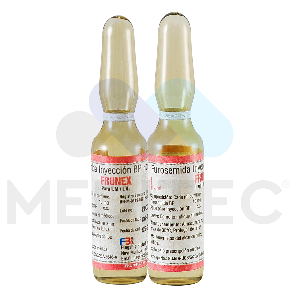 FLAGSHIP BIOTECH FRUNEX (FUROSEMIDA INYECCION BP 10MG/ML I.M./I.V) X AMP 2ML