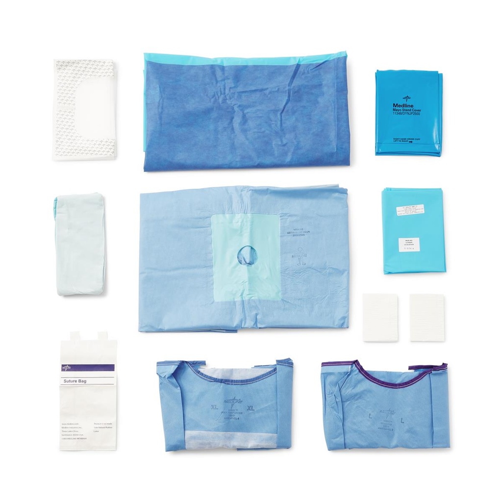 MEDLINE KIT DE ROPA ESTERIL PARA ARTROSCOPIA REF: DYNJP8100S***