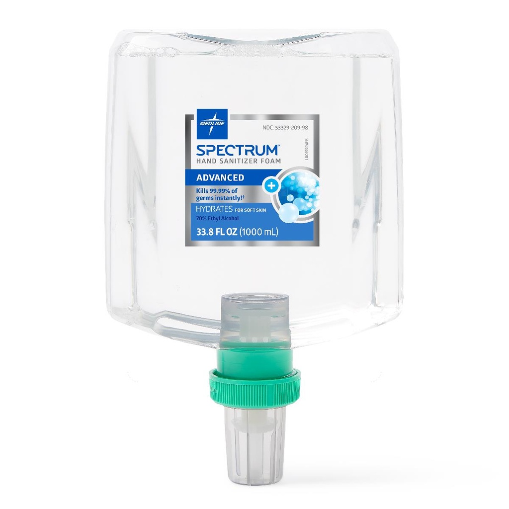 MEDLINE SPECTRUM SANITIZANTE DE MANOS 33.8 FL OZ (1000 mL) REF/HH70F1000***