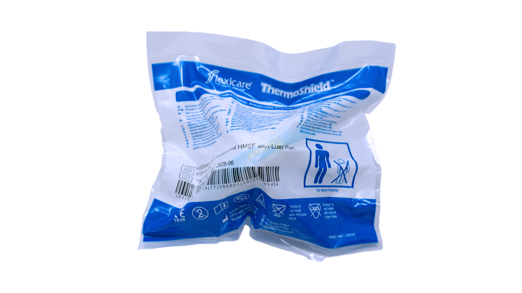 FLEXICARE FILTRO HMEF CON PUERTO ADULTO VIRALES/BACTERIANO REF/ 038-41-355U