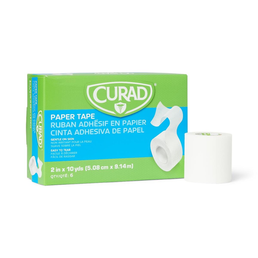 MEDLINE CINTA DE PAPEL MICROPOROSA HIPOALERGENICA 2¨ X 10 YDS CURAD REF: NON270002