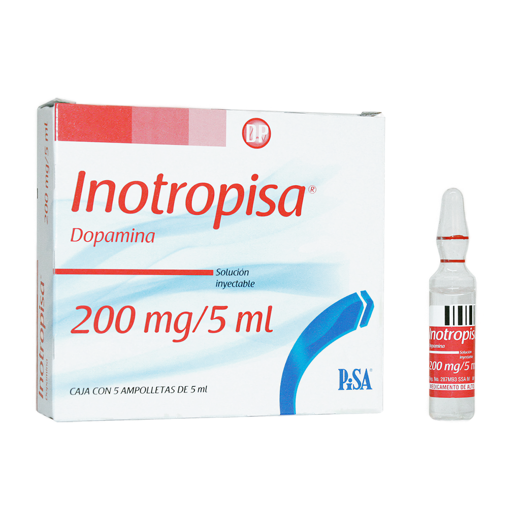 PISA INOTROPISA (DOPAMINA 200MG X 5ML.) X FCO