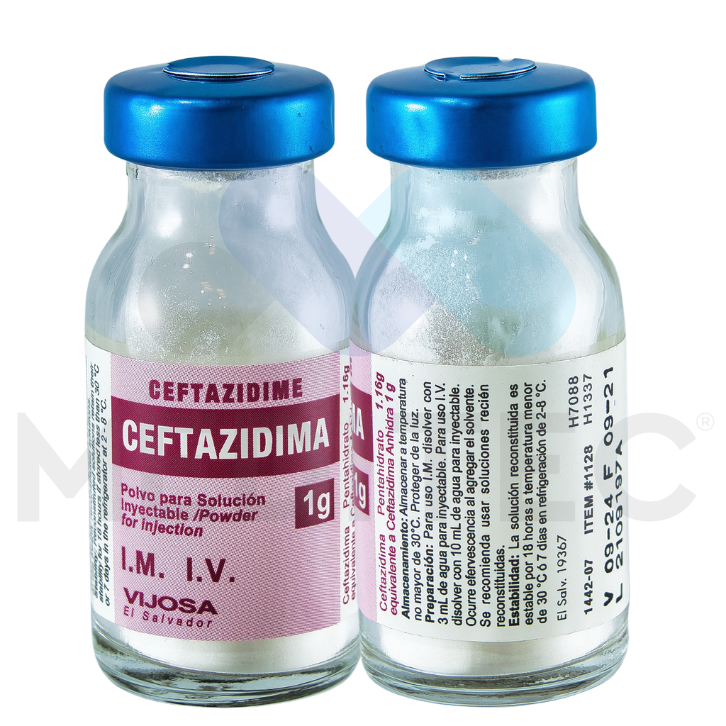 VIJOSA CEFTAZIDIMA 1G I.V./I.M X FCO 1G