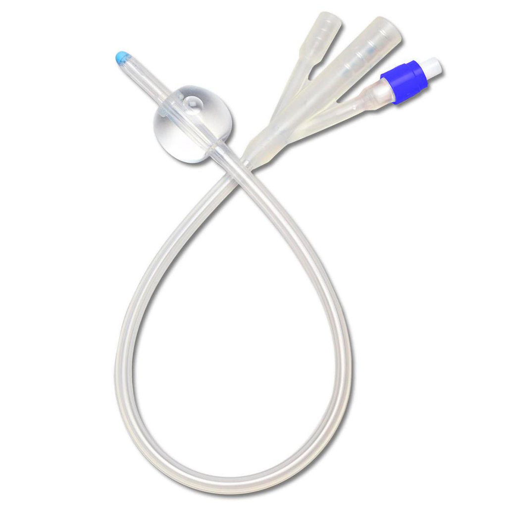 MEDLINE SONDA FOLEY 100% SILICON 24 FR 3 VIAS  REF/DYND11576