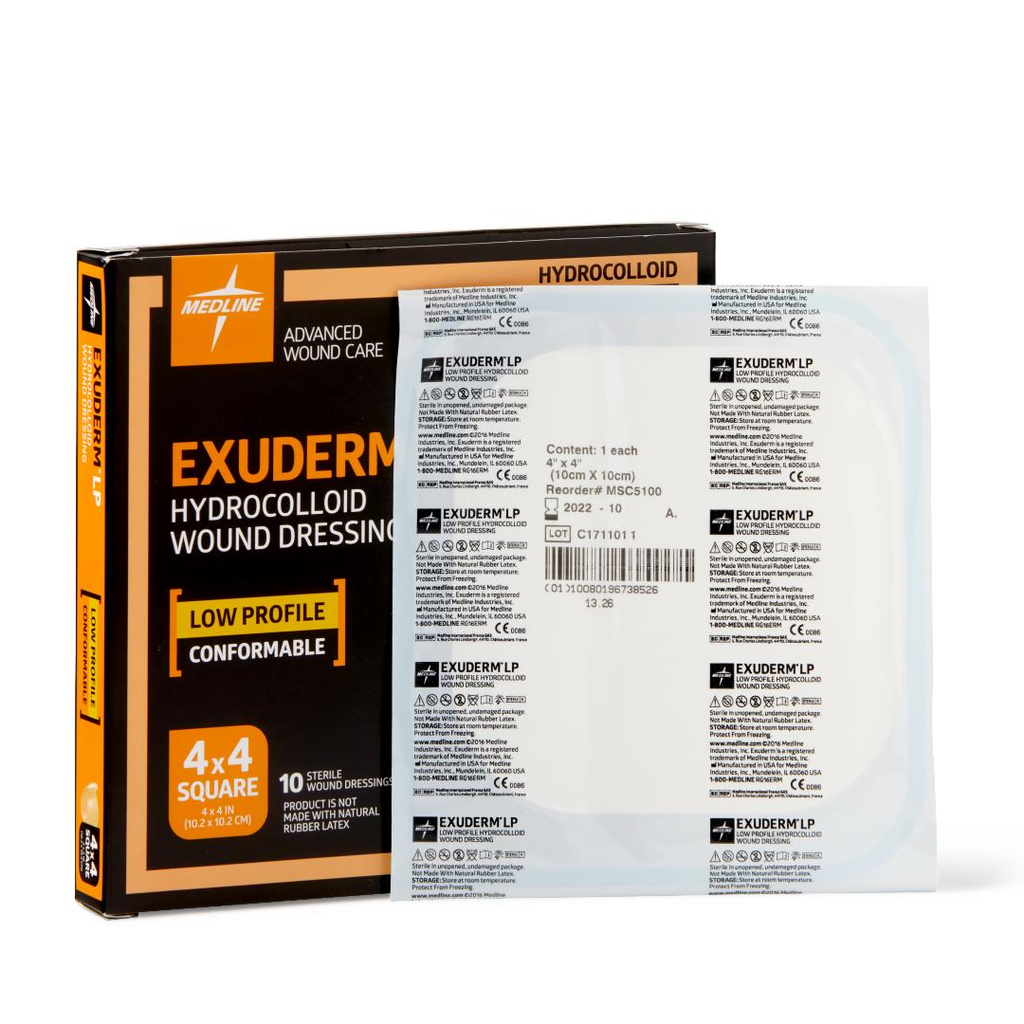 MEDLINE APOSITO HIDROCOLLOIDE GRUESO 4 X 4 REF/ MSC5100