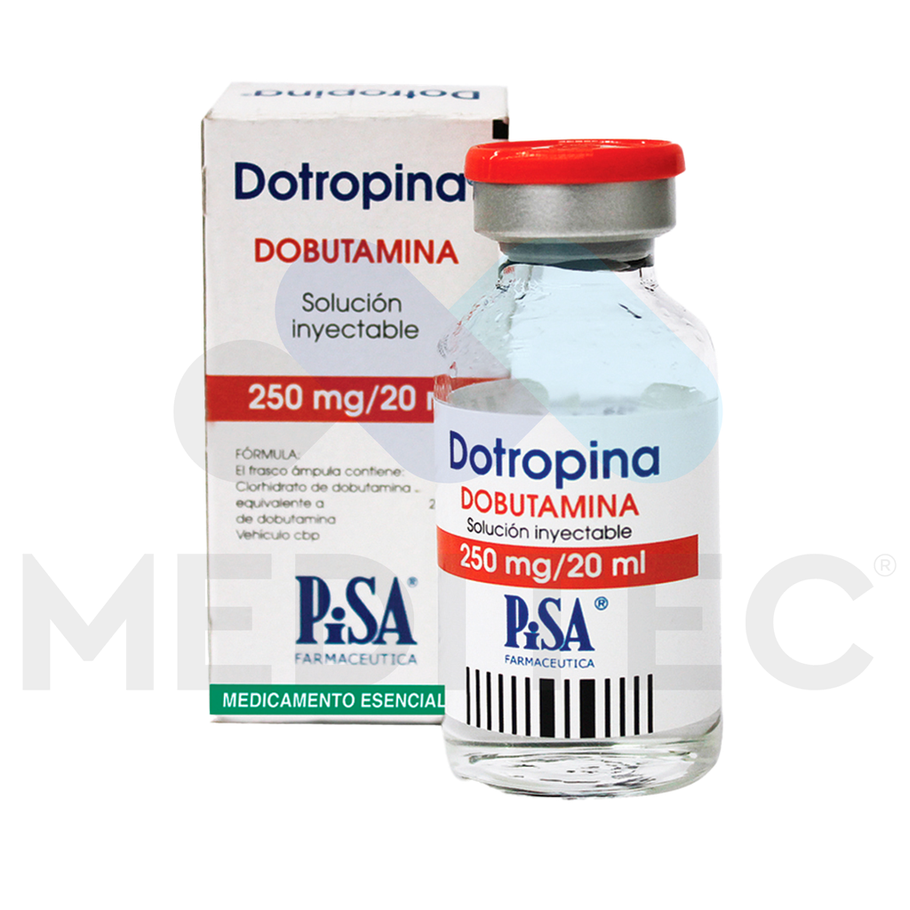 DOTROPINA (DOBUTAMINA 250 MGx20 ML) X FCO 20ML PISA