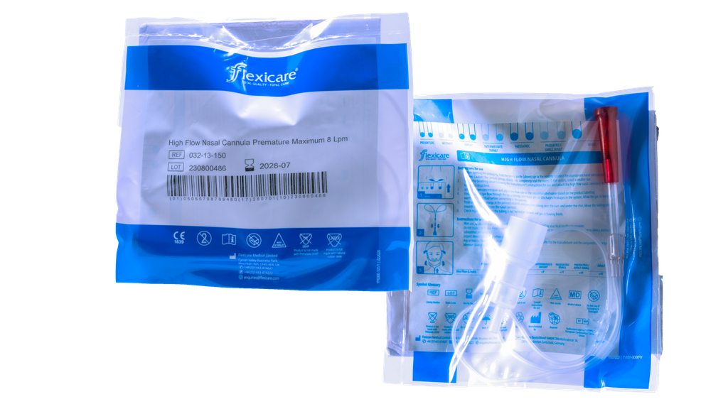 FLEXICARE CANULA NASAL ALTO FLUJO PREMATURO 8 LPM / REF: 032-13-150