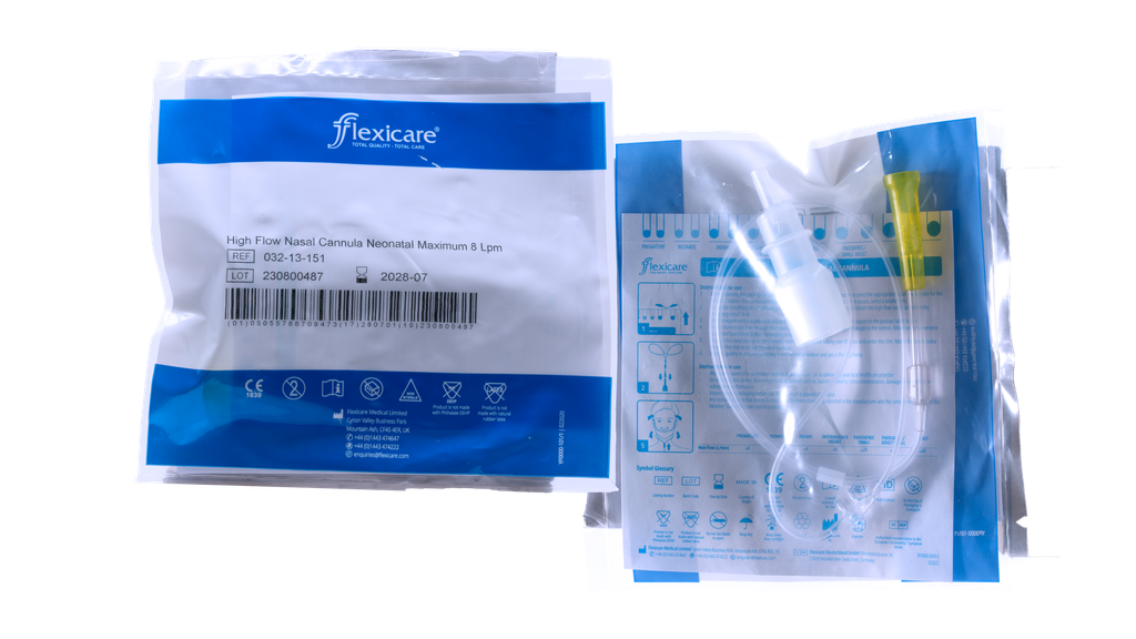 FLEXICARE CANULA NASAL ALTO FLUJO NEONATAL 8 LPM / REF: 032-13-151