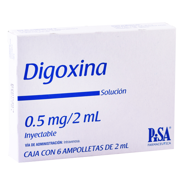 PISA Digoxina 500mcg/2ml