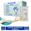 MAXTER GUANTE QUIRÚRGICO ESTÉRIL 6.5