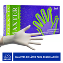 MAXTER GUANTES DE LÁTEX PARA EXAMINACIÓN "S" REF/MX28826