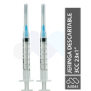BLUEPOINT JERINGA DESCARTABLE 3CC 23G X 1"