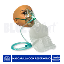 BLUEPOINT MASCARILLA DE OXIGENO CON RESERVORIO ADULTO