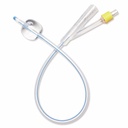 MEDLINE CATETER FOLEY 100% SILICONE 20FR 2 VIAS  REF/DYND11504