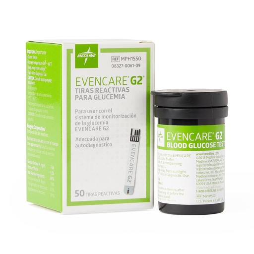 [DIE045] MEDLINE TIRAS PARA GLUCOMETRO REF/ MPH1550***